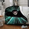 1pc Matrix, Neo Blanket Lightweight Flannel Throw For Sofa, Bed, Travel, Camping, Livingroom, Office, Couch, Chair, And Bed