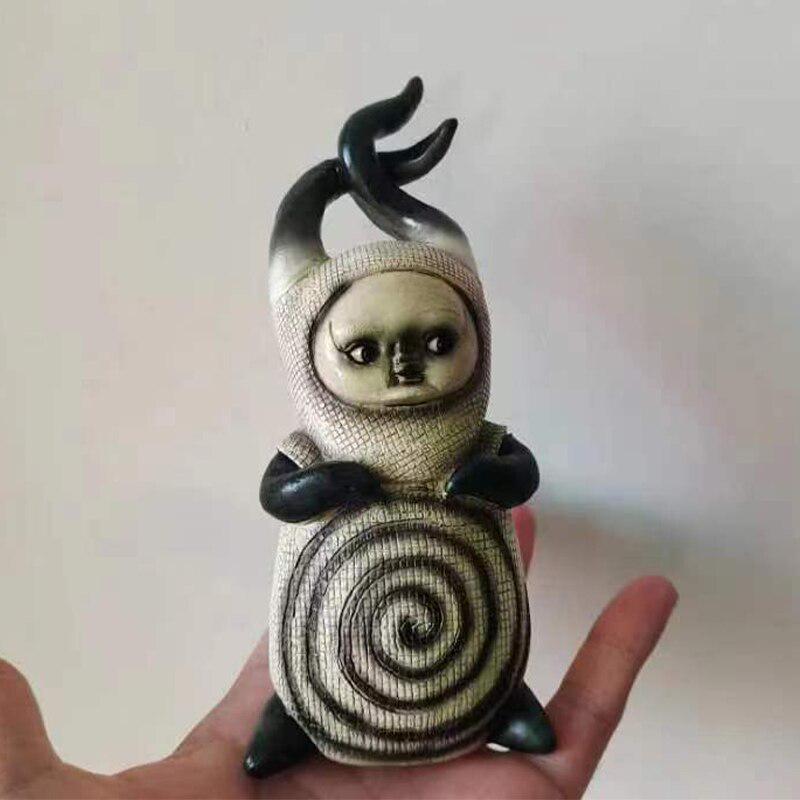 2023 Baby Goblin Halloween Dolls Decorative Figurines Art Quadruplet Ghost Doll Figurine Crafts for Garden Courtyard Small Decor Kawaii Gifts