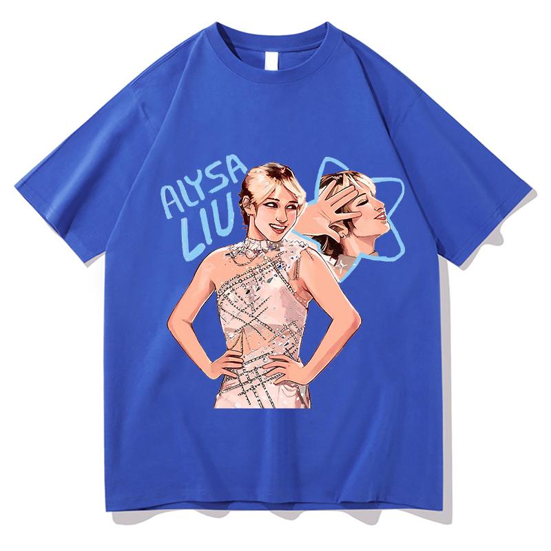 Graphic T-shirts Men and Women Summer Cotton Clothing Fashion Round Neck Short Sleeved
