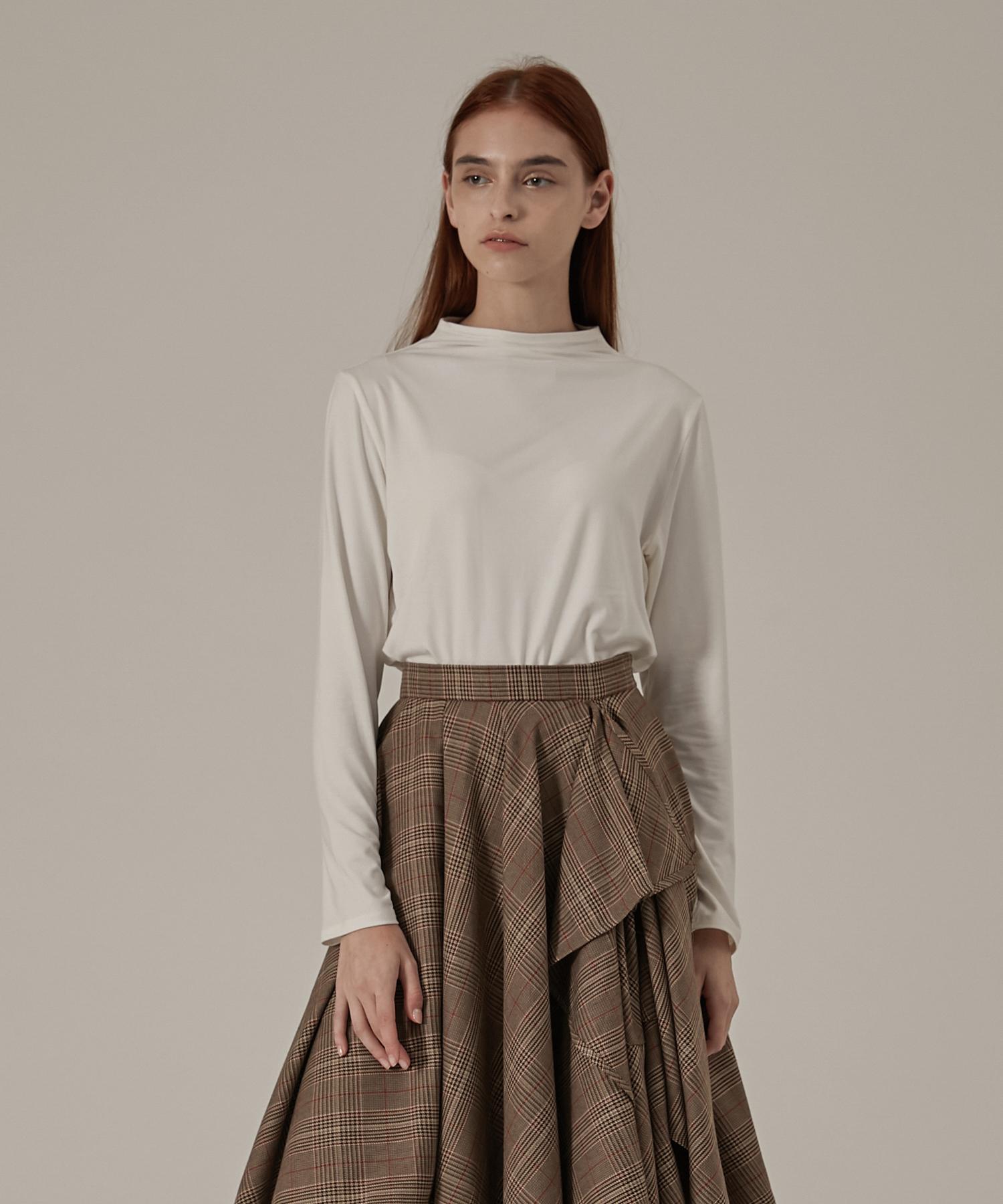 Modern Able Basic Half Turtleneck - White White/Free