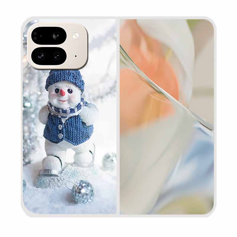 For Google Pixel 9 Pro Fold Case Pixel Fold Christmas Cute Clear Hard Plastic PC Phone Back Cover For Google Pixel9 Pro Fold 5G