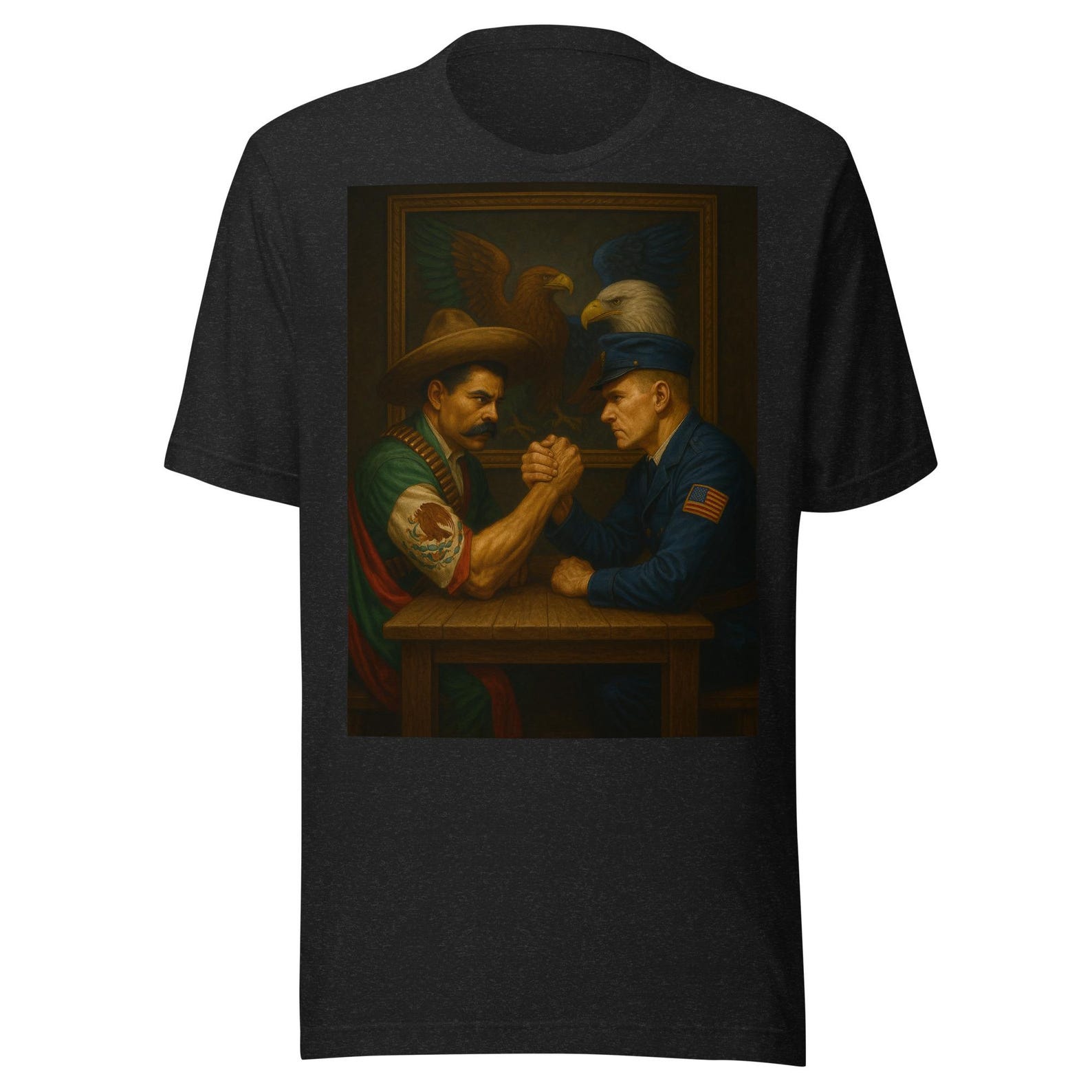 Zapata General vs USA Genral Arm wrestling Unisex t-shirt M