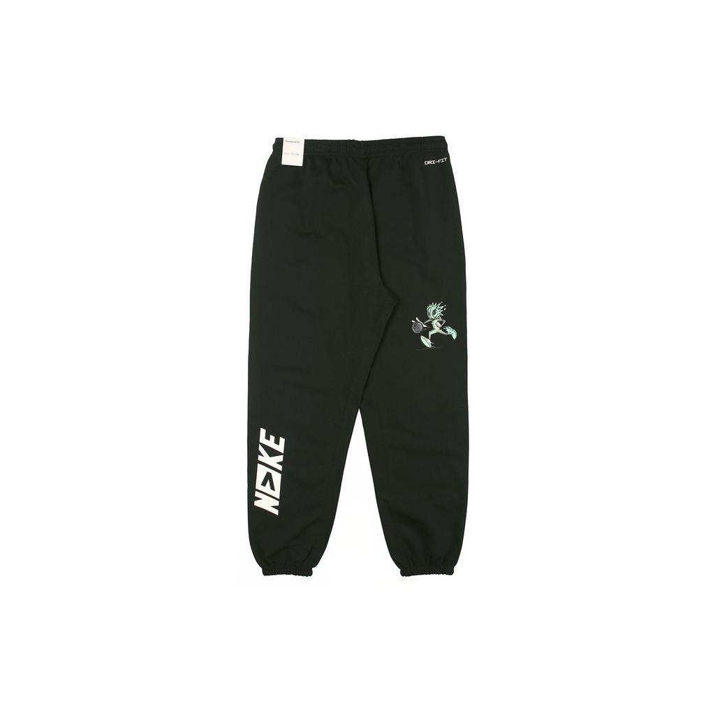 Nike Knitted Sweatpants Men's Black Moderate Cuffed Pants DO9157-010