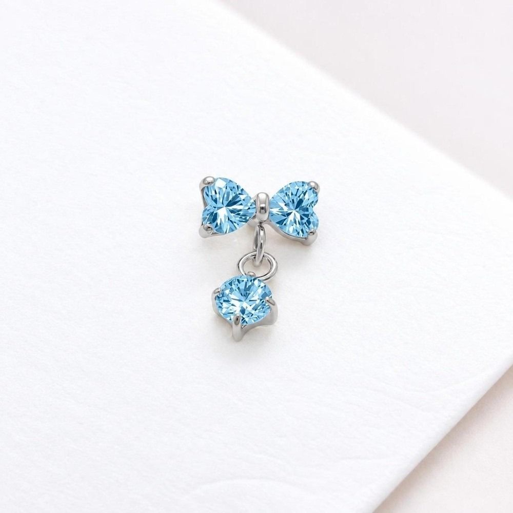 Dangle Charm Body Piercing Jewelry G23 Titanium Ear Piercing Stud Cartilage Piercing