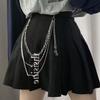 Punk  Star Waist Chain Simple Tassel Pants Chain Personalized Hip Hop Multilayer Waist Chain Clothing Accessories Gifts