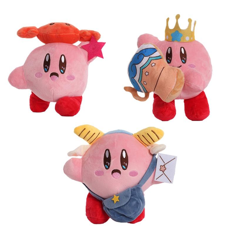 Wholesale Cute Kirby Plush Toy Crystal Soft Stuffed Doll Cartoon Figure 12" Tall
