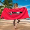 Asciugamano da Spiaggia con Stemma Exeter City Fc, Asciugamano da Spiaggia in Microfibra, Leggero e Asciugatura Rapida, per Viaggi Estivi, Fan della Piscina, Regalo di Compleanno