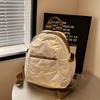 New Fashion Light Luxury Casual Simple Versatile Large Capacity Cotton Clothes Women's Backpack