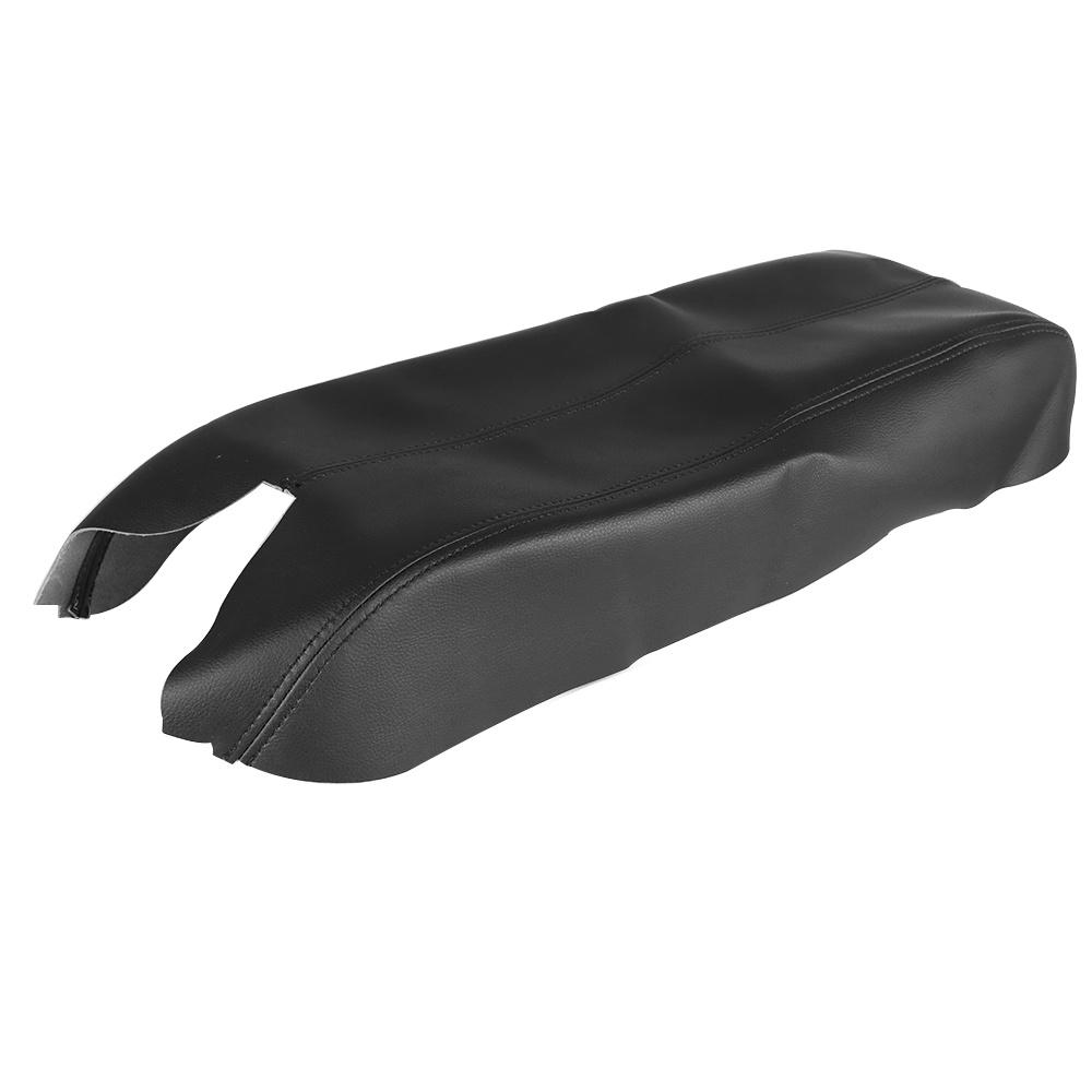 Micro Fiber Leather Center Console Lid Armrest Cover Black Fits For 07 08 09 10 11 12 Acura RDX