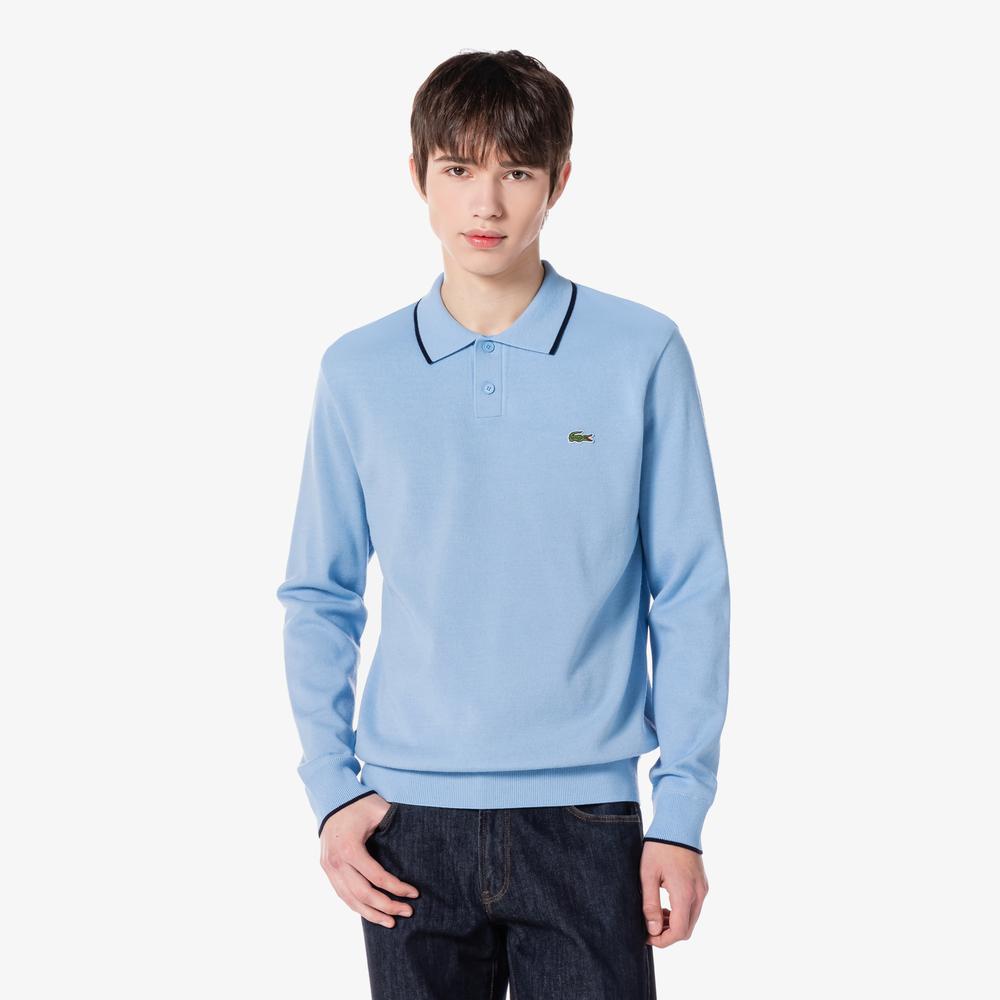 Мужской базовый джемпер-поло Ah813E-54Nh Hbp Sky Blue (Hbp)/006