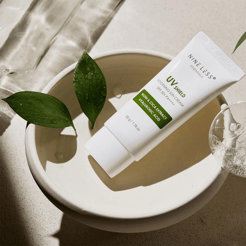 [NINE LESS] Essentials UV Shield Soothing Sun Cream SPF 50+ PA++++ 50g