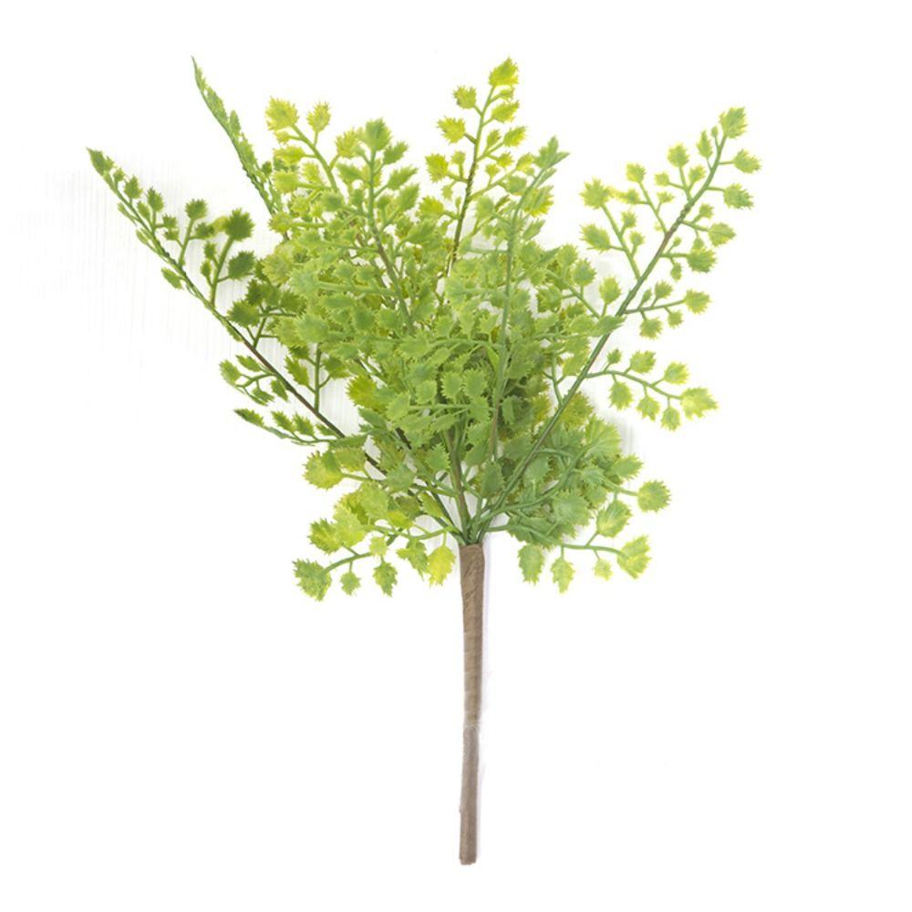

Handmade Simulation Ginkgo Leaf Real Touch Fake Plant Home Garden Decor 25cm