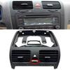1 PEÇA Grelha de Saída de Ar Condicionado de Carro Compatível para VW Golf 5 GTI R32 Rabbit 2004-2009 Jetta A5 MK5 GLI 2006-2011(Meio com Furo)