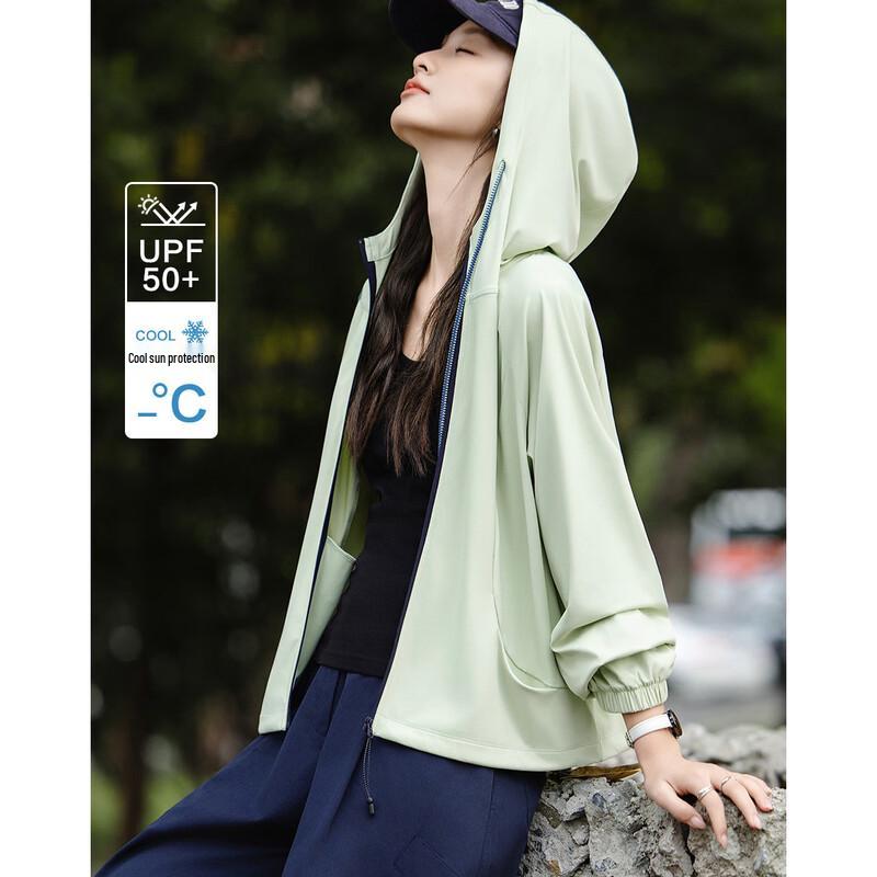 Demana Women s UPF50+ Hooded UV Protection Sport Jacket L