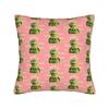 Kermit  Square Pillow Case Polyester Decorative Pillow The Frog Meme  Fashion Pillowcover Home Decor