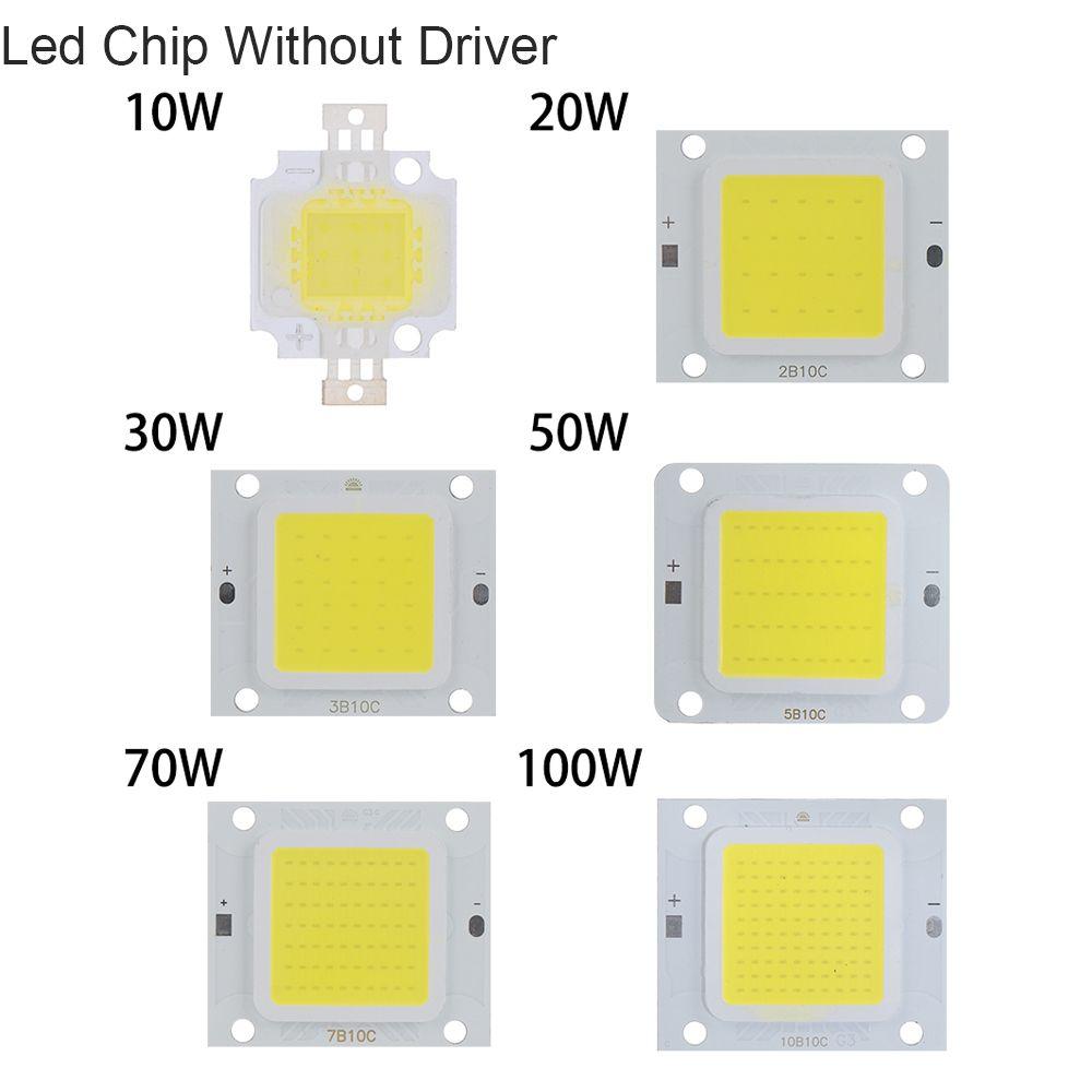 For Flood Bulb Lamp Light Source LED COB Chip 10W 20W 30W 50W 70W 100W with Power Supply Driver