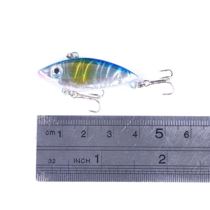 Mini Freshwater VIBLure Bait - Sound Beads Equipped Bionic Micro Lure Hard Plastic Fake Bait for Fishing