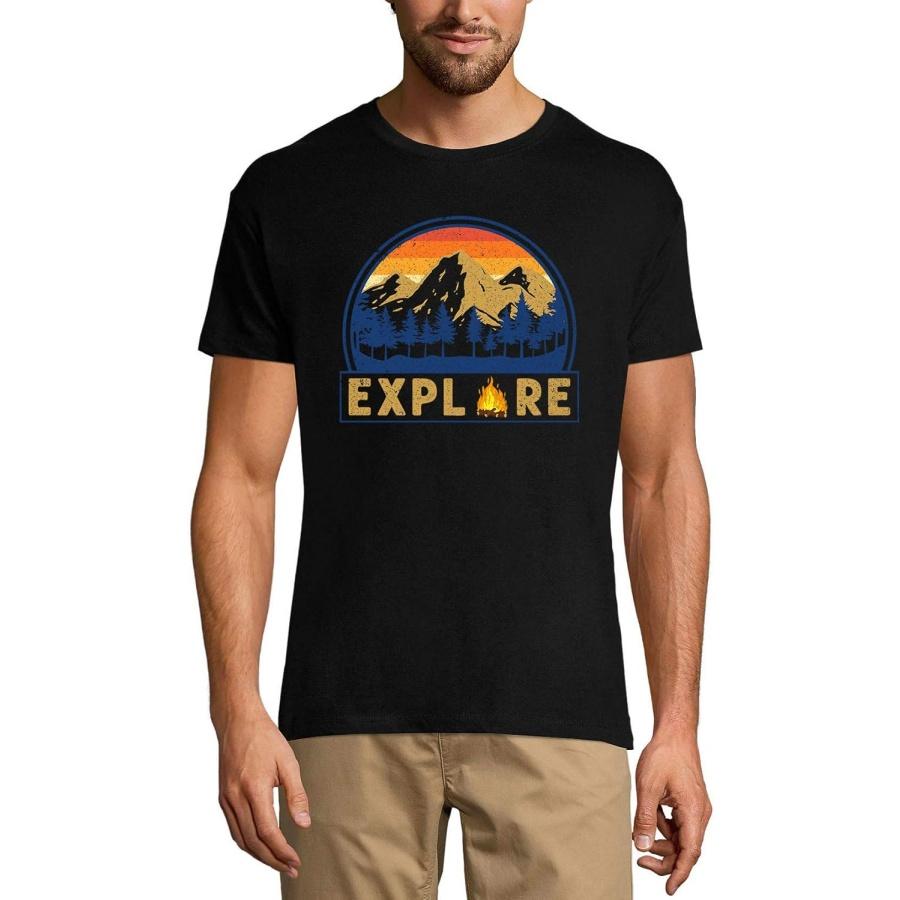 

ULTRABASIC Men s Graphic T-Shirt Explore Mountain - Hiking Eco-Friendly Limited Edition Short Sleeve Tee-Shirt Vintage XXXXXL різнокольоровий