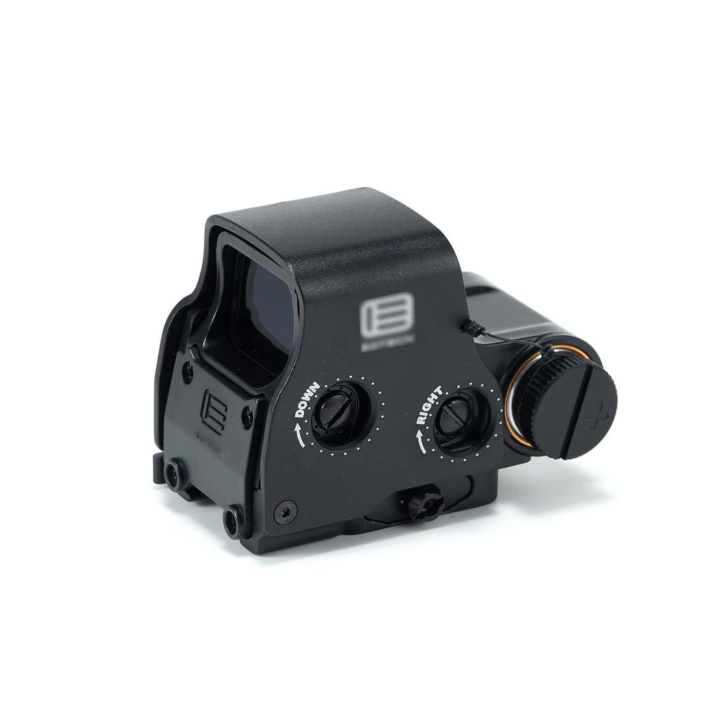 Bright Improved Lens 558 EO EXPS3 Type Replica Dot Sight, Holographic Sight with Realistic Engraving and QD Lever (Black)