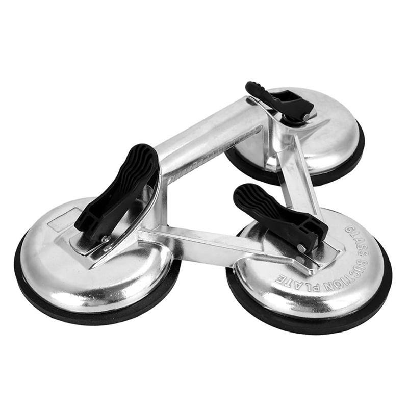 Aluminum Alloy Suction Cup for Glass Floor Tile Brick Suction Cup Puller Handle Lifter Panel Carrier Heavy Duty Glass Lifting
