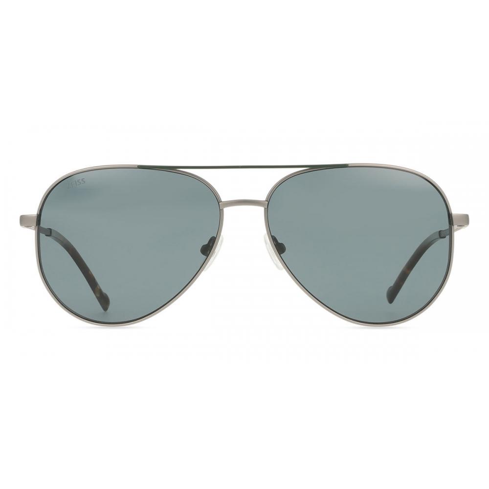 Zeiss Zs24150sp 324 Herren Sonnenbrille Green/Silver/60-14-145 gray
