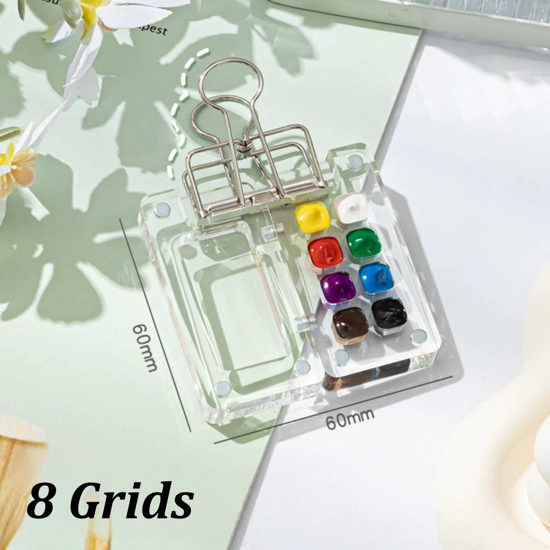 

Watercolor Paint Set Portable Travel Sketching Palette Portable Paint Box High Transparency Mini Watercolor Palette For Plein
