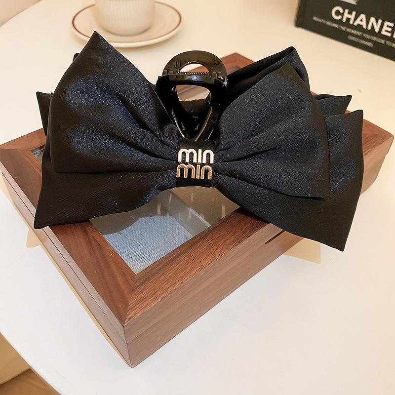 

Большой атласный бант, заколка для волос, модная элегантная темпераментная заколка для женщин и девочек, заколка для хвоста, лента, заколки для волос, свадебные аксессуары для волос, подарки