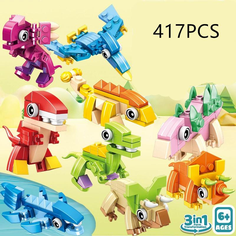 Funny Joy Insect Animals Figures Set Mini Building Blocks Toy Assembly 3D Constructor Micro Bricks For Kids Boys Present Plaything