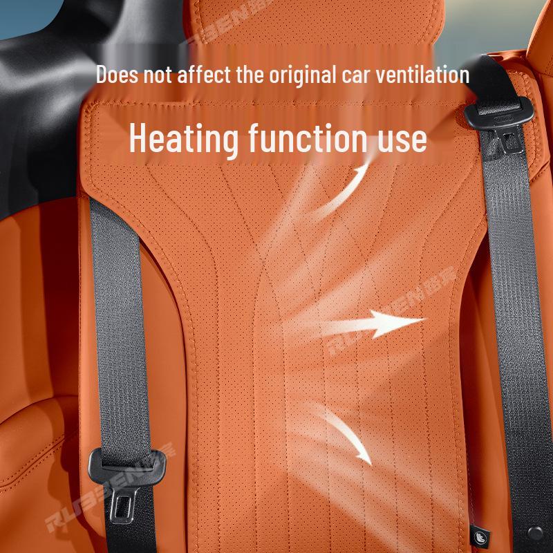 Lubin All-Season Breathable Car Seat Cover for Qiyuan Q07 - Ventilated Cushion Decor