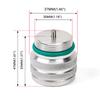 Aluminum Alloy Motorcycle Engine Oil Temperature Gauge M30*1.5 Universal for 1987-1998 Kawasaki W650 W400 W800 Oil Gauge