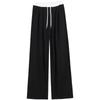 Women's Color-Block Drawstring Sweatpants: New Style for Spring, Autumn & Winter; Elastic Waist, Loose Fit, Wide-Leg.
