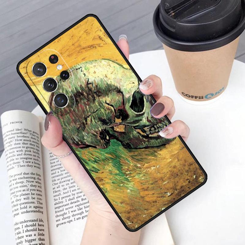 Custodia per telefono con Pittura a Olio di Van Gogh per Samsung Galaxy S24 S25 Ultra S21 S22 Ultra S10E Note 10 Plus Note 20 FE S23