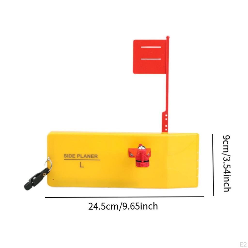 Accesoriu pentru plăci de rindeau de pescuit cu sistem de steag cu arc Mediu, rezistent, cu prindere rapidă