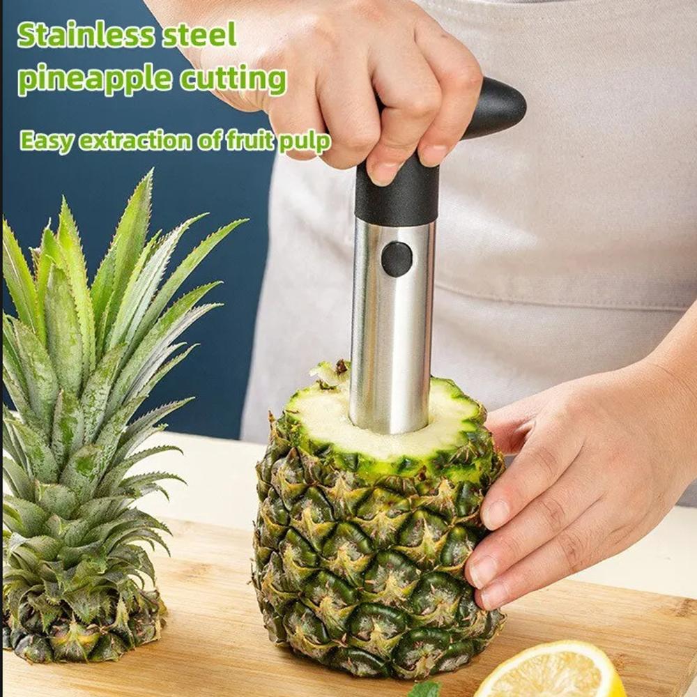 Stainless Steel Pineapple Peeler, Pineapple Corer, Slicer, Fruit Cutter