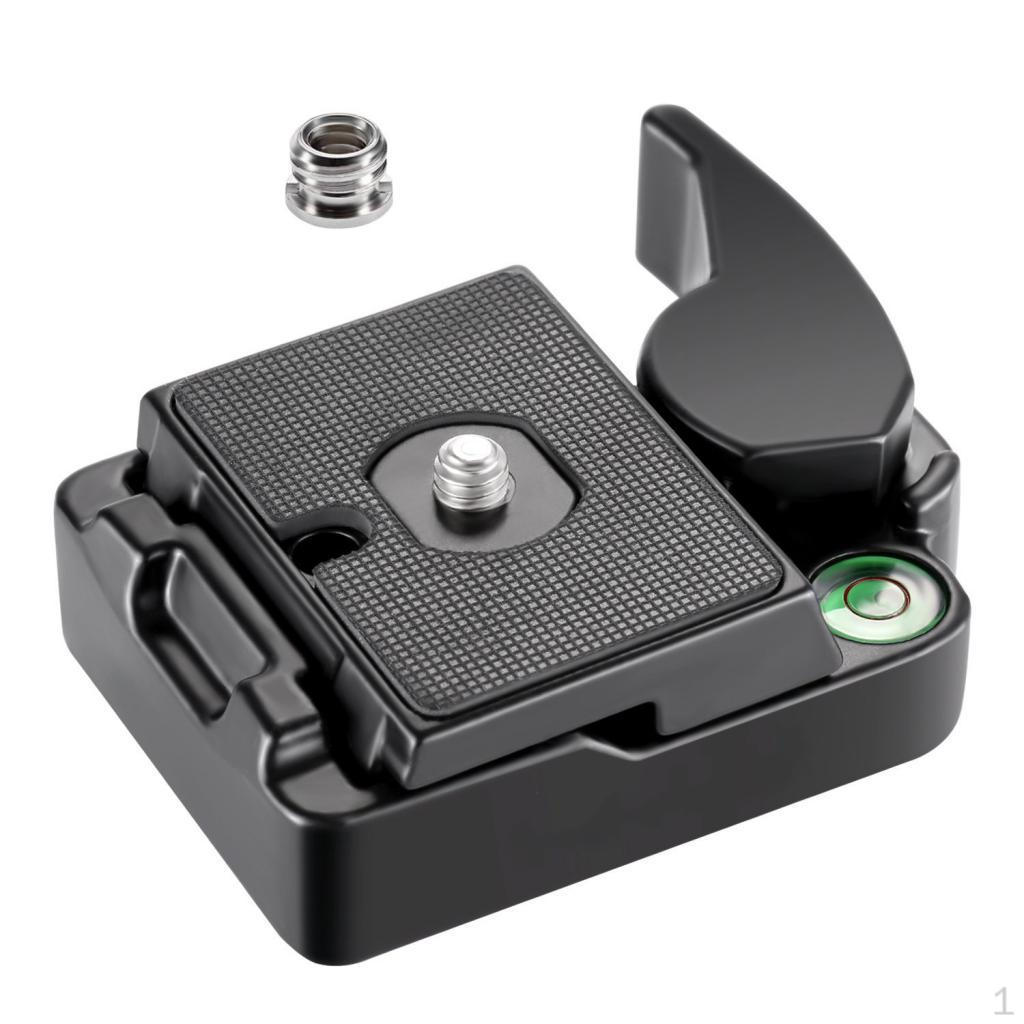 

Универсальный зажим QR-пластины из алюминиевого сплава 1/4 дюйма для зеркальной камеры со штативом с винтовым адаптером до 3/8 дюйма