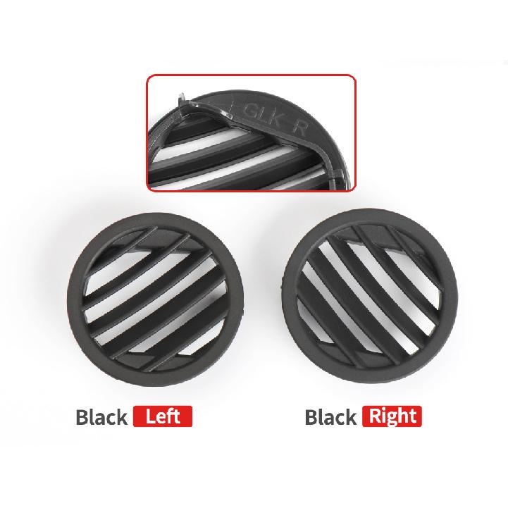 Black Left Right Car Air Ac Vent Brown Conditioning Vents Trim Covers For Mercedes GLK X204 2008-2015 2046806287 Heat Shields 2