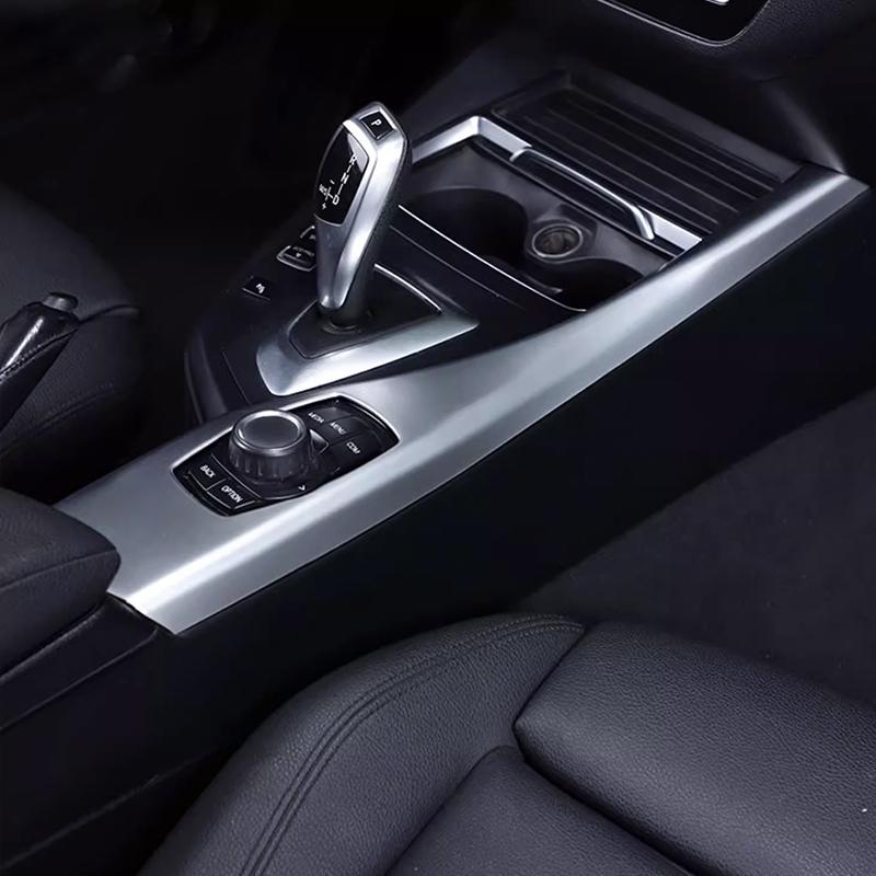 For BMW 1 2 Series F20 F21 F22 F23 2012-2018 ABS carbon fiber accessories multimedia panel decorative strip cover sticker
