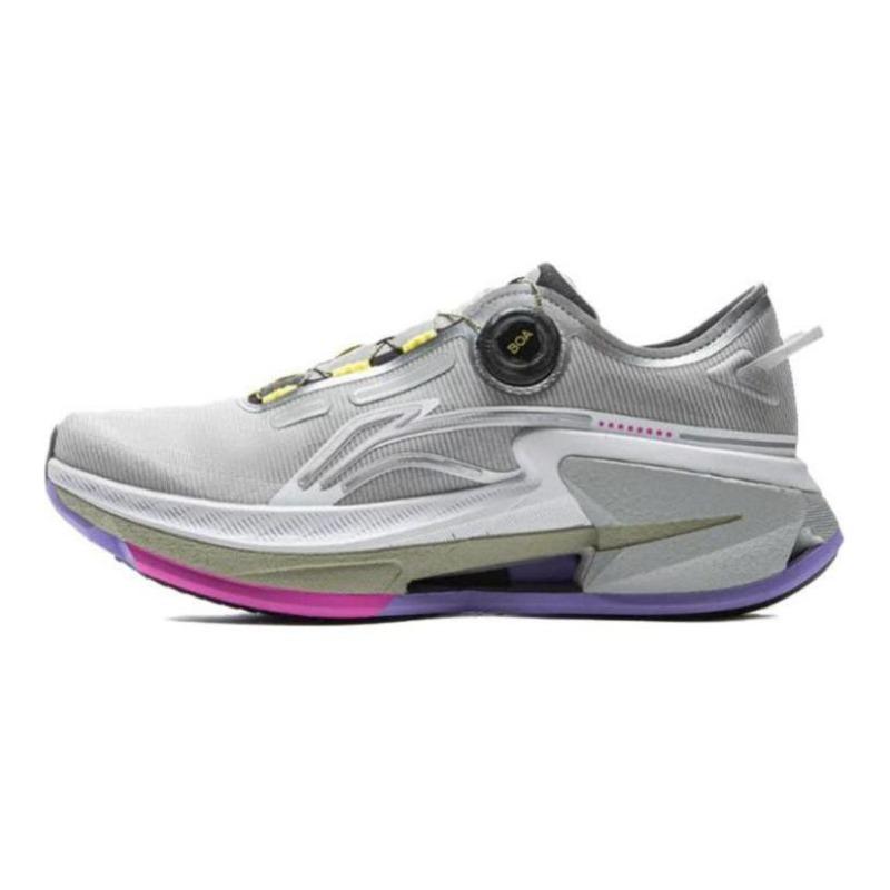 LiNing Liejun 8 PRO Men Boom Cushion Running Shoes Gray ARZV003-1 40