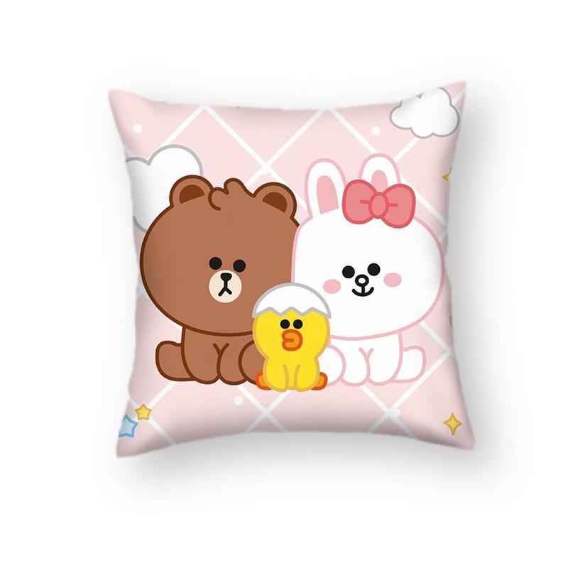 New Cartoon Doll Home Cute Pillow Cushion Cover Couple Gift Nap Sofa Car Gift Pillow