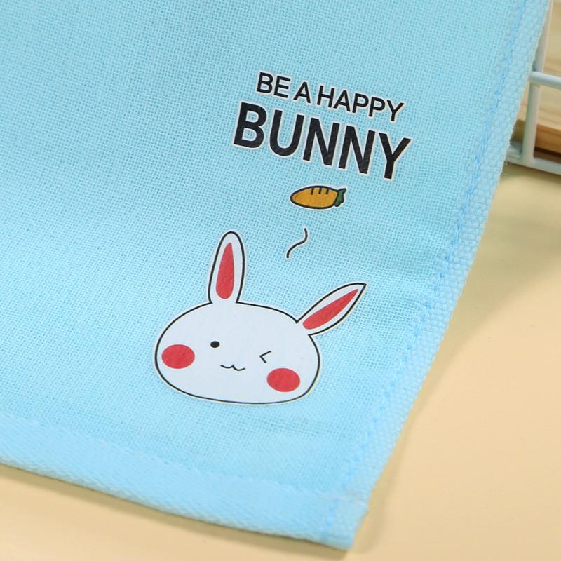 1Pc 25x50cm Cartoon Animal Printed Gauze Cotton Children Wash Face Wipe Hand Towel Bathroom Tool