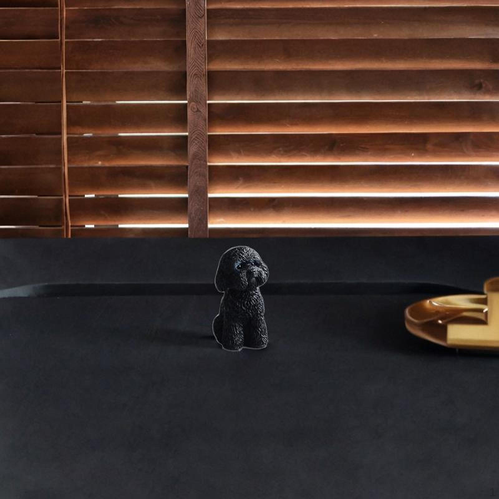 

Миниатюрная фигурка собаки, украшение для приборной панели автомобиля, художественные поделки, творческое украшение из смолы для рабочего стола Black Squatting