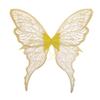 Fantasy Lightweight Fairy Wings Colorful Organza Sparkling Angel Wings Sparkling Durable Dress Up Wings for Women Girls