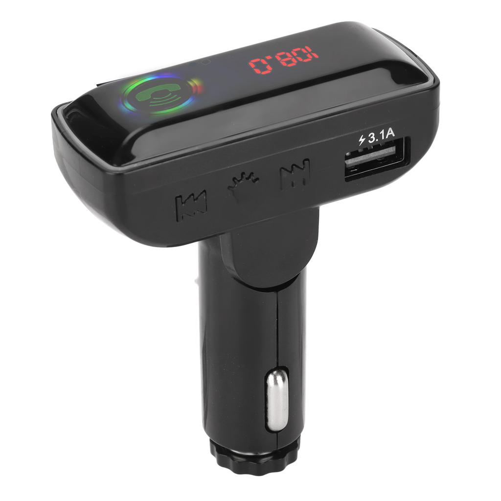 Car Blue Tooth FM Transmitter Large Capacity USB Data Interface Radio Adapter For Car F11