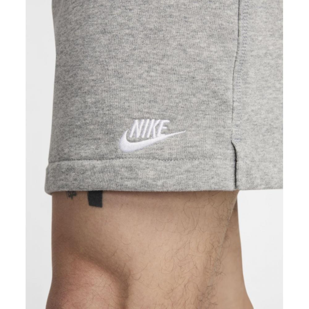 Nike Club French Terry Flow Shorts M   Dark Grey Heather Light sMoke Gray White  Fn3521 063