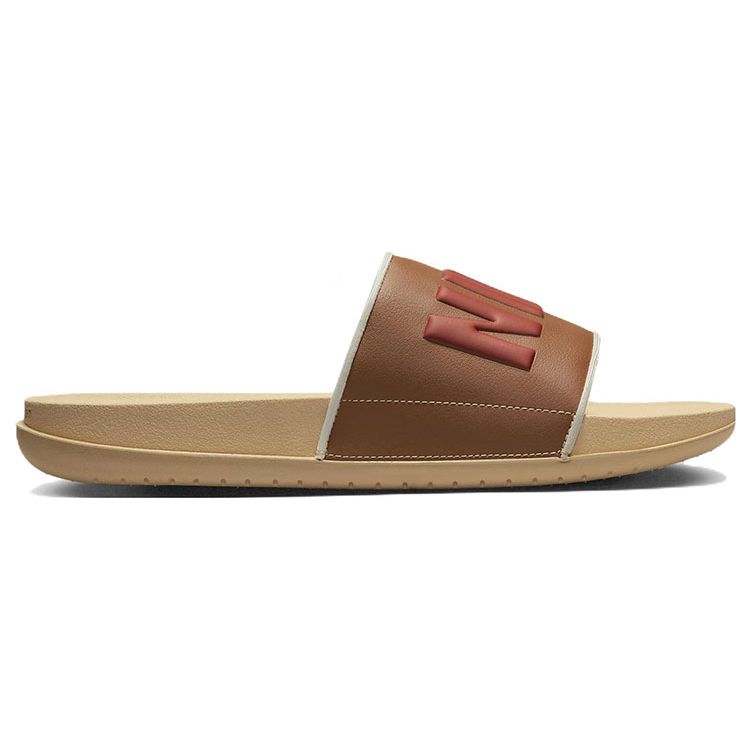 Nike Offcourt Slide Sesame Men Sneakers Brown Cinnabar Pecan BQ4639-200