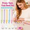 Perler Pen Press Type Long Needle Design High Precision Perler Bead Tool for Fuse Bead Creation Projects
