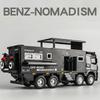 Nový 1/24 NOMADISMs Arocs Unimog Slitinový Obytný vůz Model Cestovního vozu Kovový Odlévaný Hračka Terénní RV Vozidla Model Zvuk Světlo Dětský Dárek