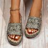 Fashion 2025 Women Summer Slippers Thick Sole Leopard Fruit Print Indoor Outside Platform Shoes Female Male Fashion Slides Beach Slipper