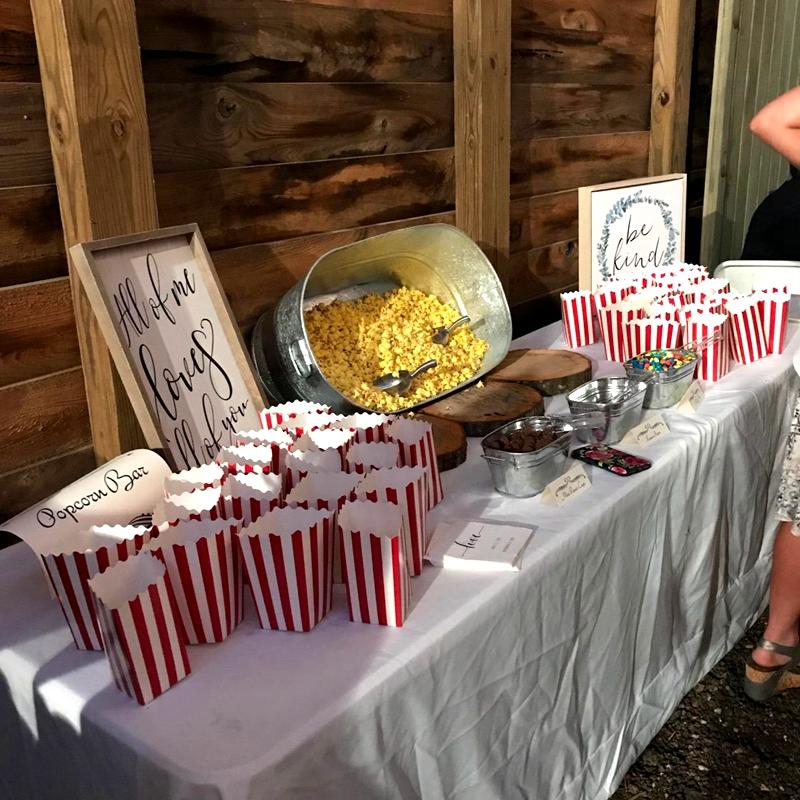 20/50pcs Popcorn Box Buckets Fries Cup Movie Night Kids Birthday Party Favors Snack Container Bag Wedding Christmas Supplies