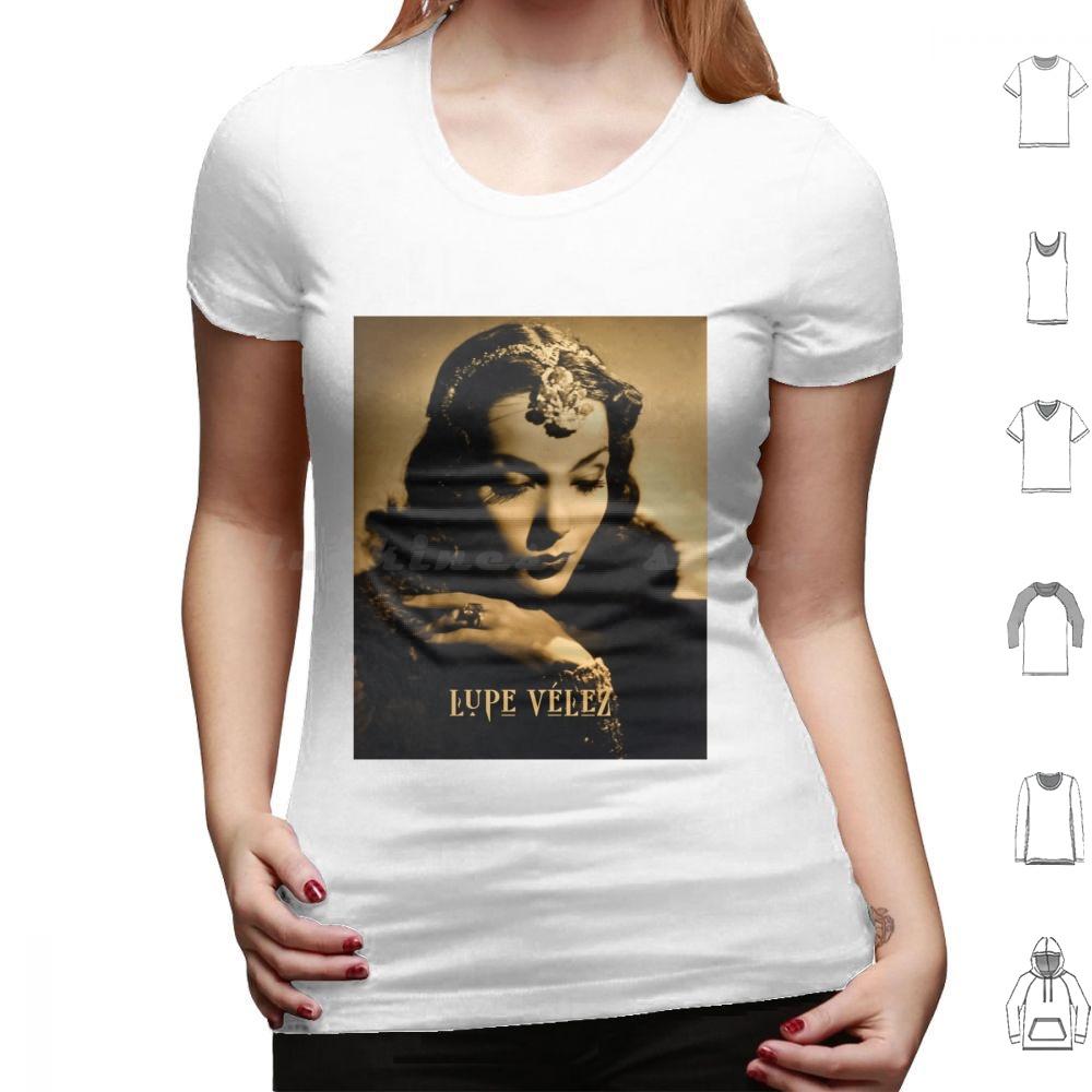 Lupe Vélez T Shirt Big Size 100 Cotton Lupe Vélez Mexican Actress Dancer Singer Golden Age Of Hollywood Cinema Film Star Movie